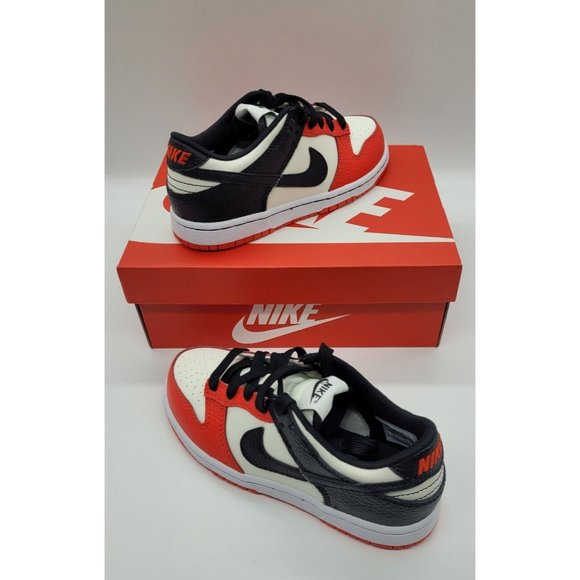 NBA x Nike Dunk Low EMB '75th Anniversary Chicago Bulls' (PS) DC9564-100 - Picture 4 of 8